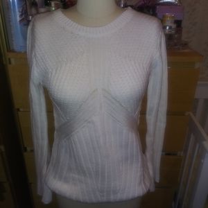 Victoria Bell sleeve peplum top color is ivory